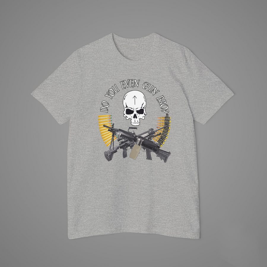 SAW Gunner Logo 'Do You Even Gun Bro?' - USA-Made T-Shirt