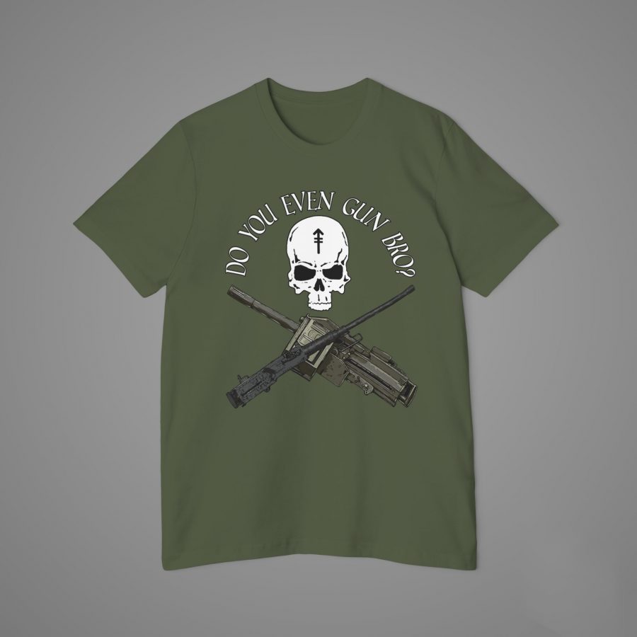 Heavy Guns 'Do You Even Gun Bro?' - USA-Made T-Shirt