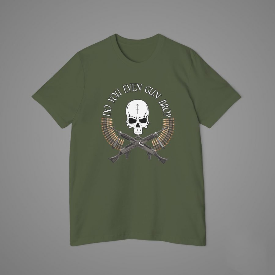 M240B Logo 'Do You Even Gun Bro?' - USA-Made T-Shirt