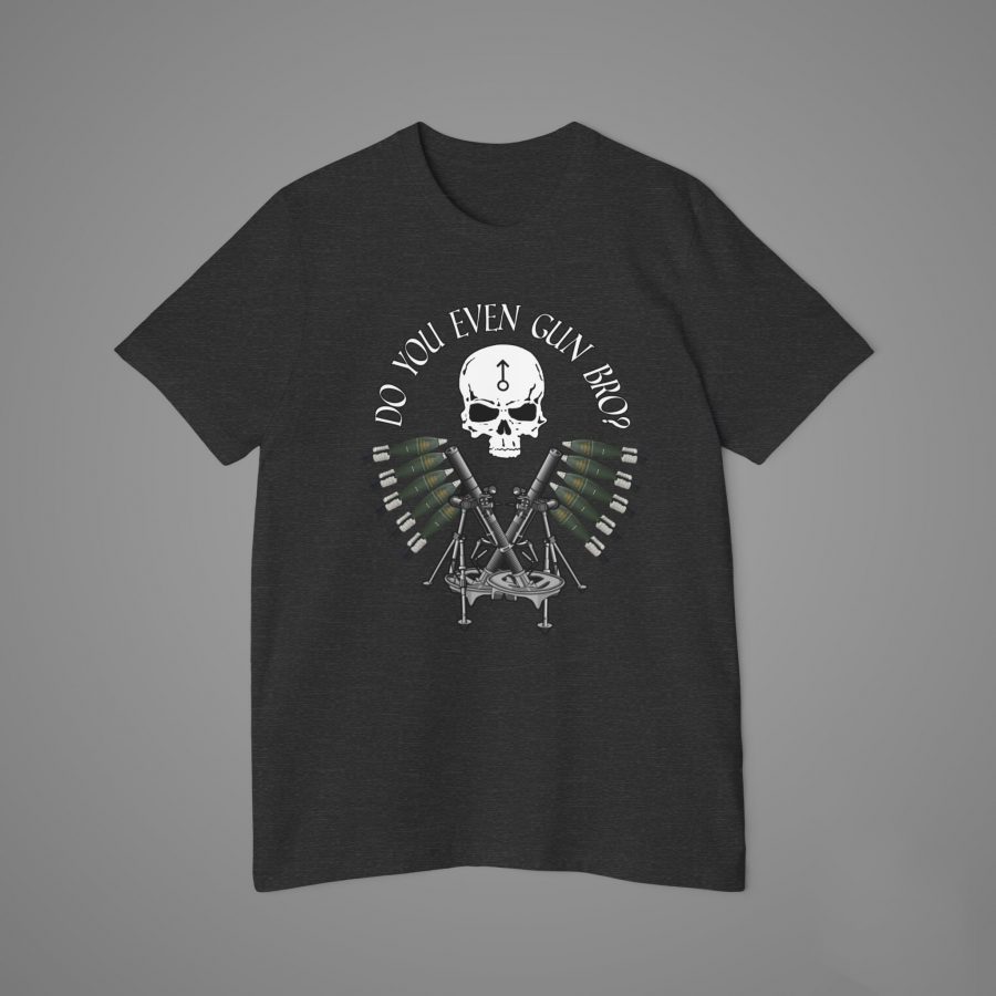 Mortarmen M224 Logo 'Do You Even Gun Bro?' - USA-Made T-Shirt